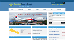 Desktop Screenshot of flight2nepal.com